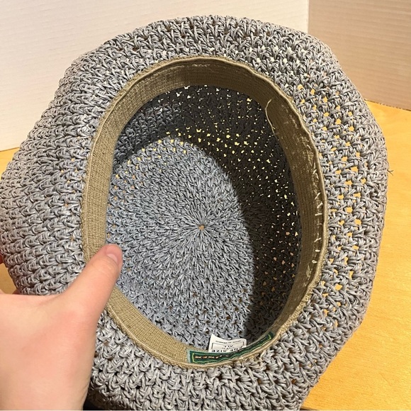 Adventurer Straw Hat Women’s One Size Blue Grey - Picture 7 of 8